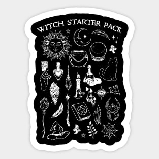 Witch Starter Pack - Dark Cool Goth Witch Pack Gift Sticker